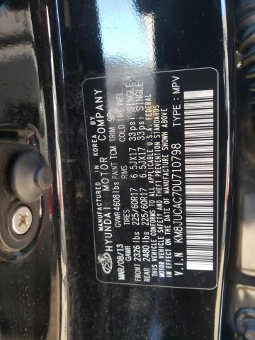 Photo 10 from auction – 2013 HYUNDAI TUCSON GLS with VIN KM8JUCAC7DU710798