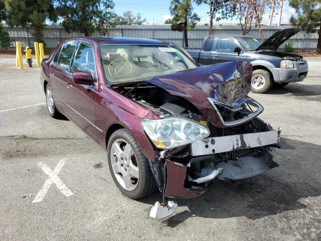 LEXUS LS 430 2005 with VIN JTHBN36F555024536 - Photo from auction