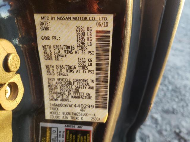 Photo 10 from auction – 2010 NISSAN FRONTIER K with VIN 1N6AD0CW7AC440299