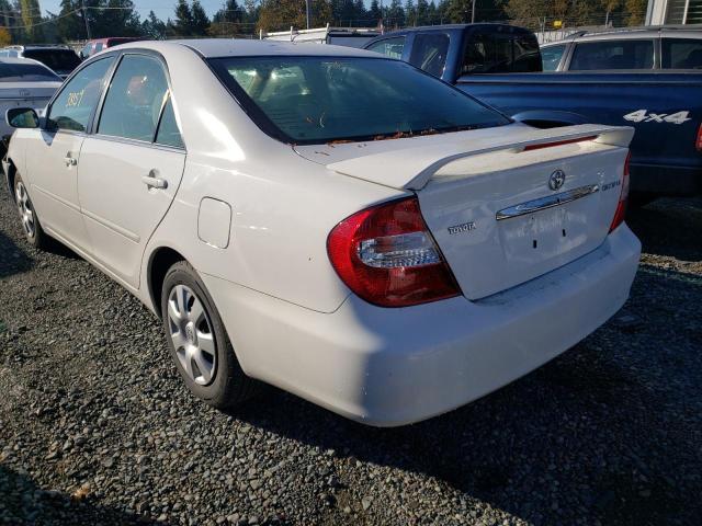 Photo 3 from auction – 2002 TOYOTA CAMRY LE with VIN 4T1BE32K92U107596