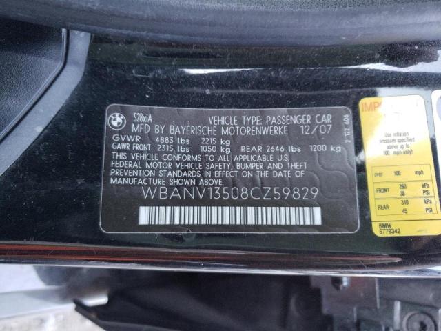 Photo 10 from auction – 2008 BMW 528 XI with VIN WBANV13508CZ59829