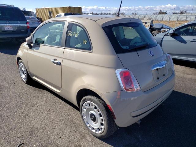 Photo 3 from auction – 2012 FIAT 500 with VIN 3C3CFFAR9CT119835