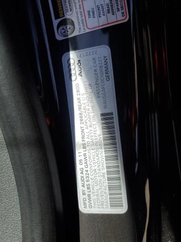 Foto 10 de la subasta – 2012 AUDI A7 PRESTIG con VIN WAUSGAFC0CN008227