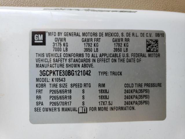 Photo 10 from auction – 2011 CHEVROLET SILVERADO with VIN 3GCPKTE30BG121042