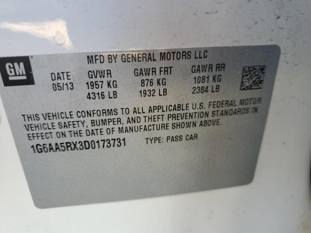 صورة رقم 10 من المزاد - 2013 CADILLAC ATS مع VIN 1G6AA5RX3D0173731