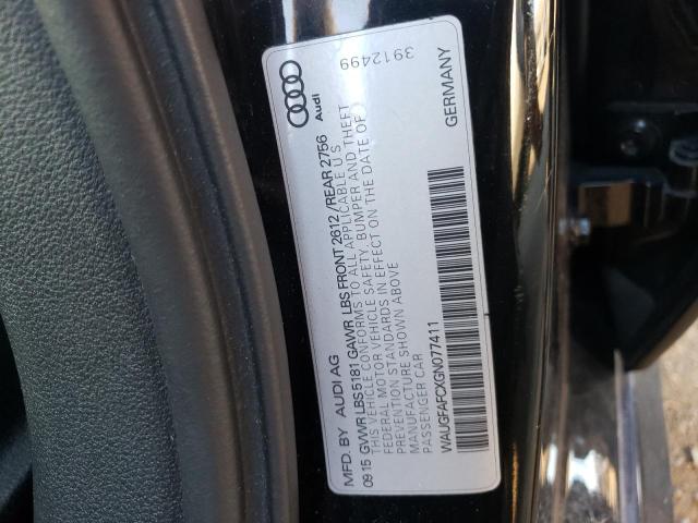 Photo 10 from auction – 2016 AUDI A6 PREMIUM with VIN WAUGFAFCXGN077411