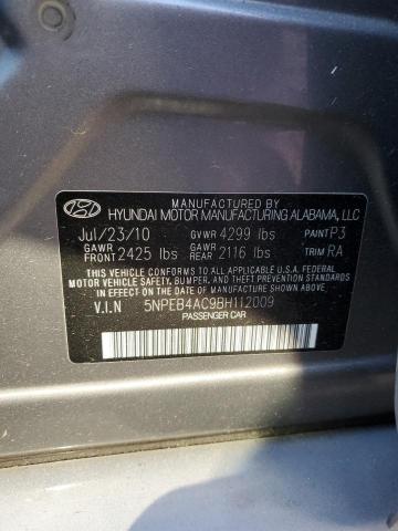 Photo 10 from auction – 2011 HYUNDAI SONATA with VIN 5NPEB4AC9BH112009