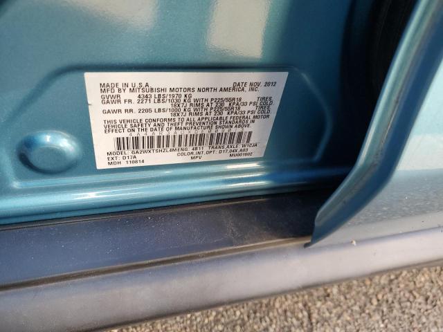 Photo 10 from auction – 2013 MITSUBISHI OUTLANDER with VIN 4A4AR3AUXDE009013