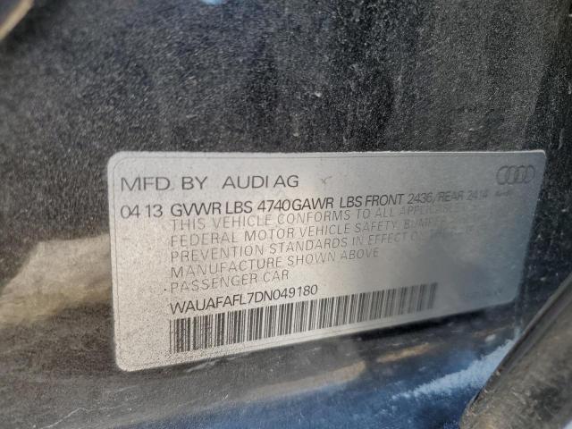 Photo 10 from auction – 2013 AUDI A4 PREMIUM with VIN WAUAFAFL7DN049180