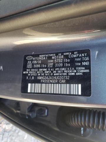 Photo 10 from auction – 2017 GENESIS G90 PREMIU with VIN KMHG34JA1HU020732