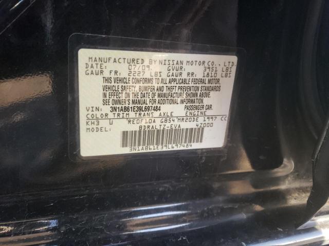 Photo 10 from auction – 2009 NISSAN SENTRA 2.0 with VIN 3N1AB61E39L697484