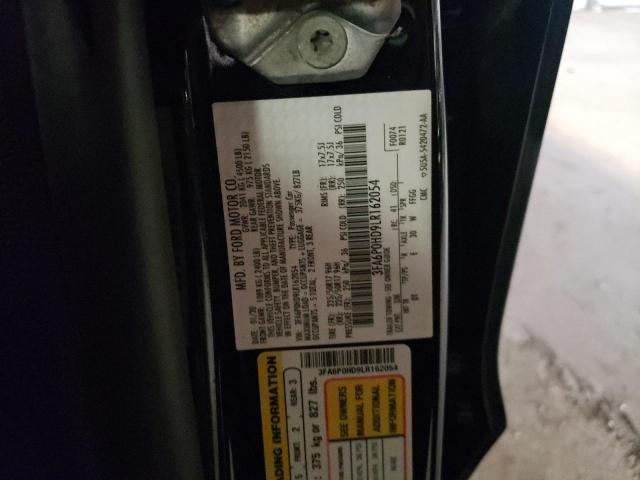 Photo 10 from auction – 2020 FORD FUSION SE with VIN 3FA6P0HD9LR162054