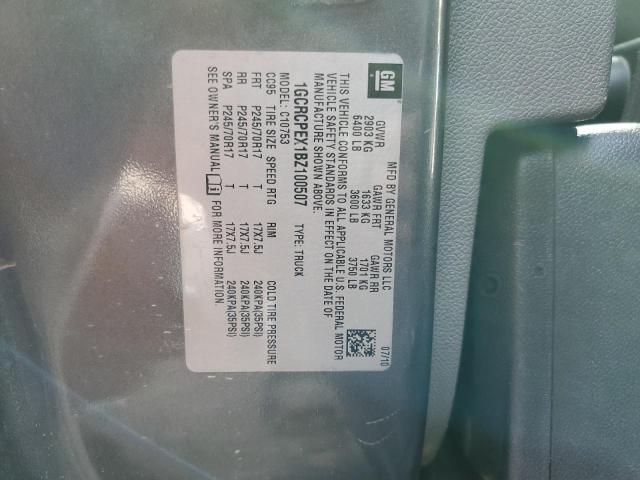Photo 10 from auction – 2011 CHEVROLET SILVERADO with VIN 1GCRCPEX1BZ100507