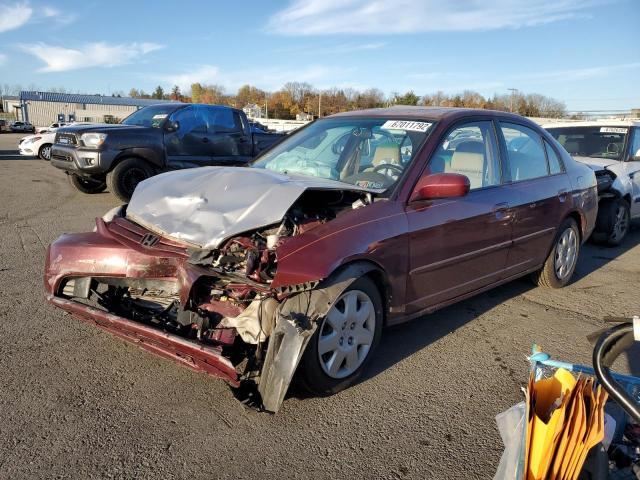 Photo 2 from auction – 2002 HONDA CIVIC EX with VIN 2HGES26832H531671