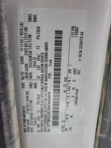 Photo 10 from auction – 2022 FORD TRANSIT T- with VIN 1FTBR2X87NKA65008