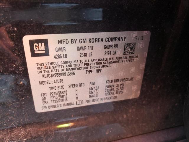 Photo 10 from auction – 2019 BUICK ENCORE PRE with VIN KL4CJASB8KB813666