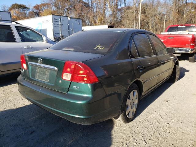 Photo 4 from auction – 2001 HONDA CIVIC EX with VIN 2HGES26791H602880