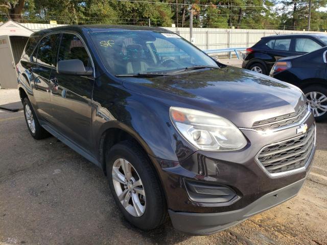 CHEVROLET EQUINOX LS 2016 with VIN 2GNALBEK7G6187585 - Photo from auction