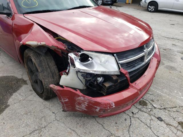 Photo 9 from auction – 2010 DODGE AVENGER SX with VIN 1B3CC4FB0AN124697