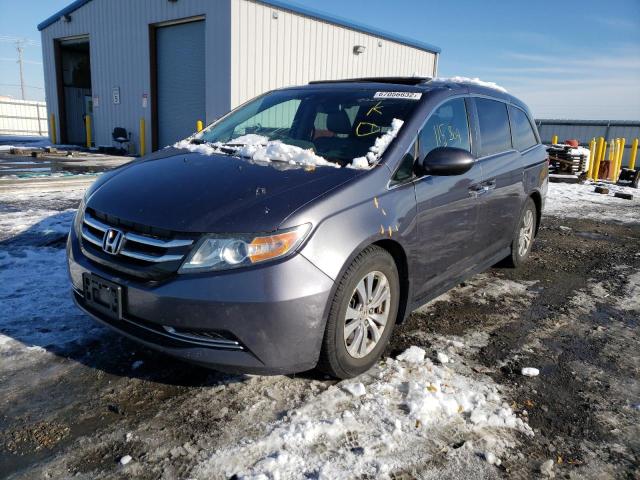 Photo 2 from auction – 2016 HONDA ODYSSEY EX with VIN 5FNRL5H65GB046570