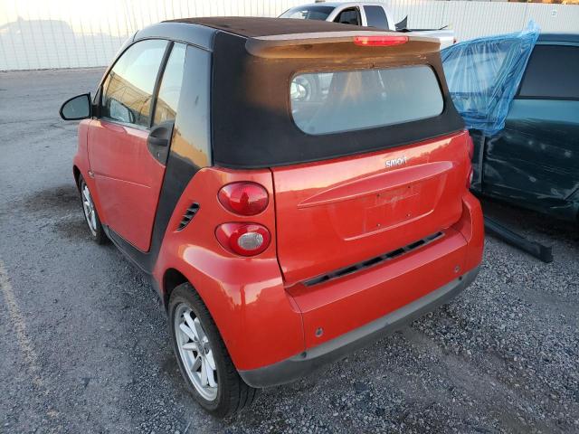 Photo 3 from auction – 2008 SMART FORTWO PAS with VIN WMEEK31X38K123774