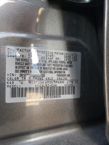 Photo 10 from auction – 2017 NISSAN SENTRA S with VIN 3N1AB7AP2HY208808