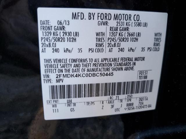 Photo 10 from auction – 2013 FORD EDGE LIMIT with VIN 2FMDK4KC0DBC50445