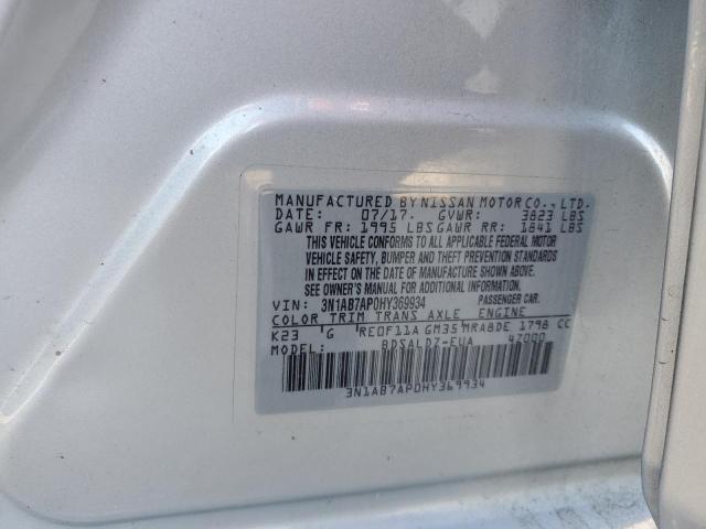 Photo 10 from auction – 2017 NISSAN SENTRA S with VIN 3N1AB7AP0HY369934