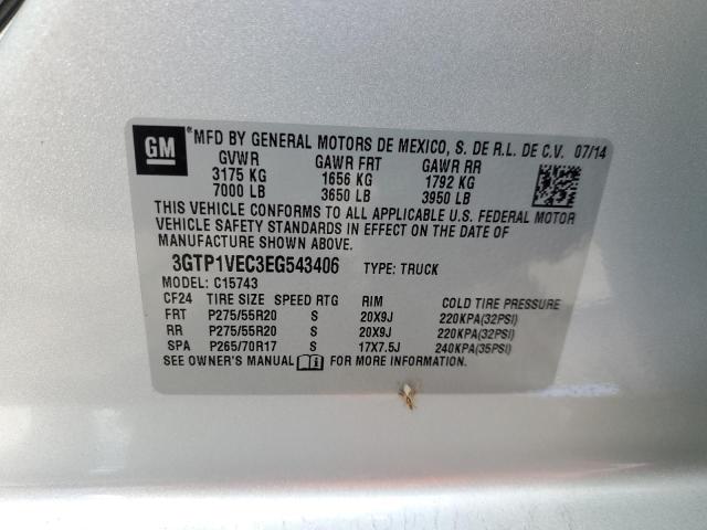 Photo 10 from auction – 2014 GMC SIERRA C15 with VIN 3GTP1VEC3EG543406