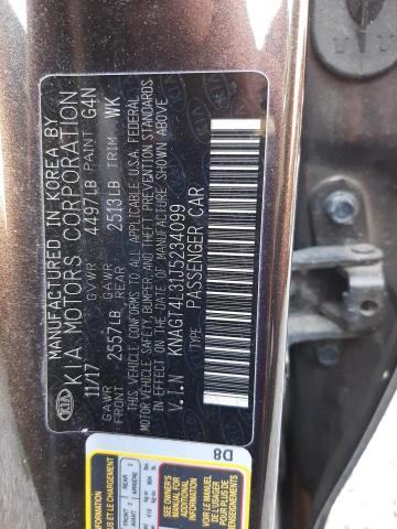 Photo 10 from auction – 2018 KIA OPTIMA LX with VIN KNAGT4L31J5234099