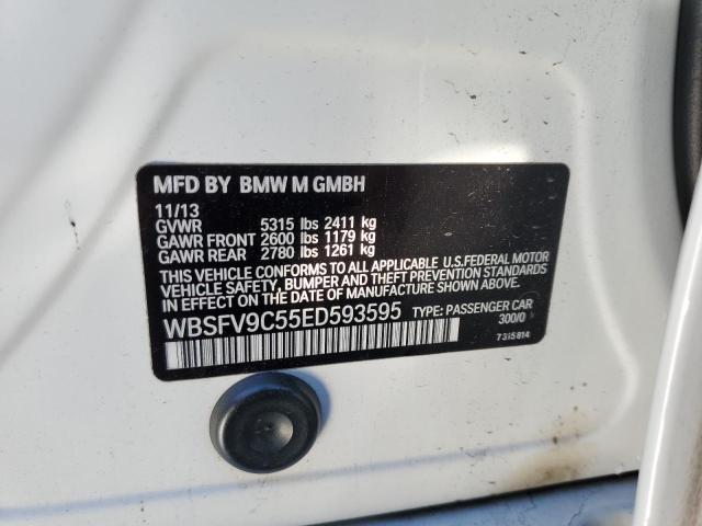 Photo 10 from auction – 2014 BMW M5 with VIN WBSFV9C55ED593595