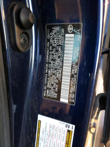Photo 10 from auction – 2011 TOYOTA COROLLA BA with VIN JTDBU4EE1B9141277