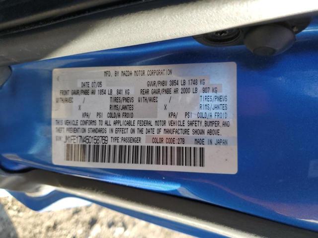Photo 10 from auction – 2005 MAZDA RX8 with VIN JM1FE17N450158769