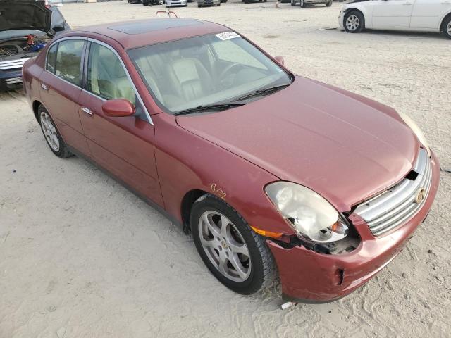 INFINITI G35 2004 with VIN JNKCV51EX4M100352 - Photo from auction