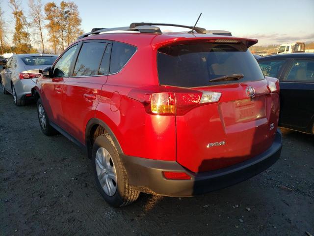 Photo 3 from auction – 2015 TOYOTA RAV4 LE with VIN 2T3BFREV4FW350106