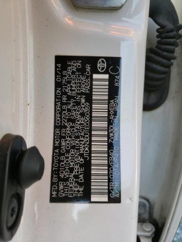 Photo 10 from auction – 2014 TOYOTA PRIUS with VIN JTDKN3DU1E0360359