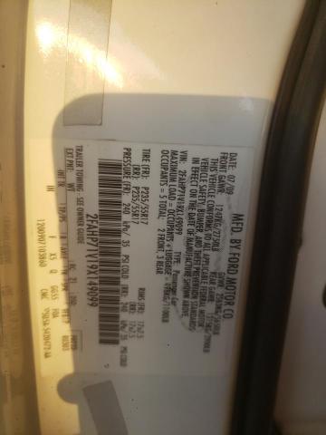 Photo 10 from auction – 2009 FORD CROWN VICT with VIN 2FAHP71V19X149099