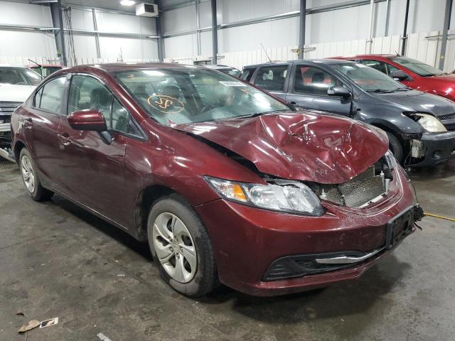 HONDA CIVIC LX 2015 with VIN 19XFB2F58FE041009 - Photo from auction