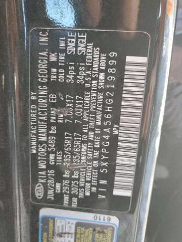 Photo 10 from auction – 2017 KIA SORENTO LX with VIN 5XYPG4A56HG219899