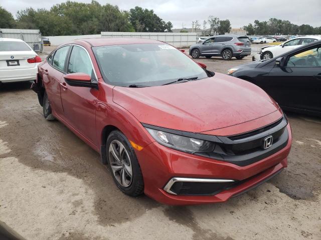 HONDA CIVIC LX 2020 with VIN 19XFC2F61LE024635 - Photo from auction
