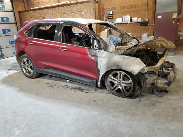 FORD EDGE TITAN 2018 with VIN 2FMPK3K9XJBB44124 - Photo from auction