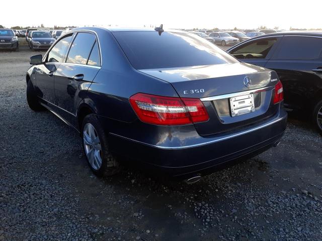 Photo 3 from auction – 2012 MERCEDES-BENZ E 350 BLUE with VIN WDDHF2EB8CA623667