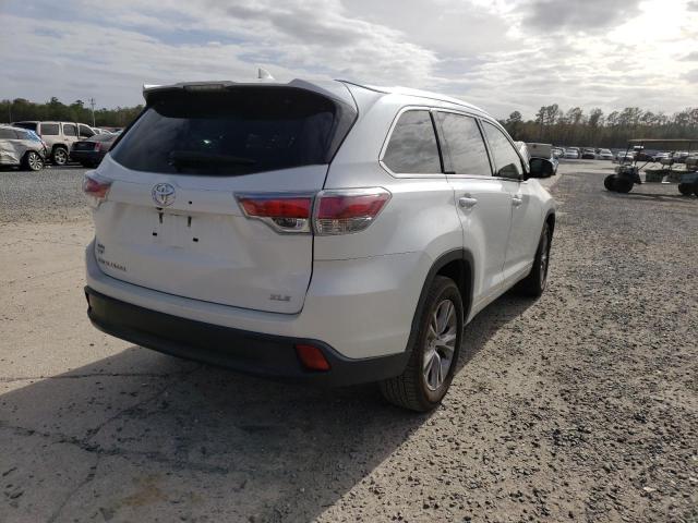 Photo 4 from auction – 2015 TOYOTA HIGHLANDER with VIN 5TDKKRFH6FS065753