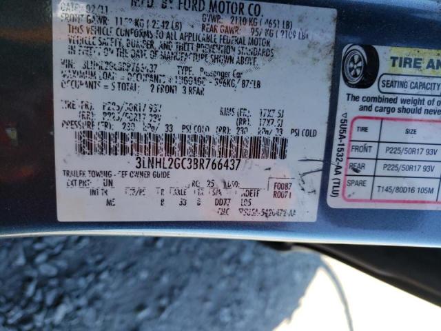 Photo 10 from auction – 2011 LINCOLN MKZ with VIN 3LNHL2GC3BR766437