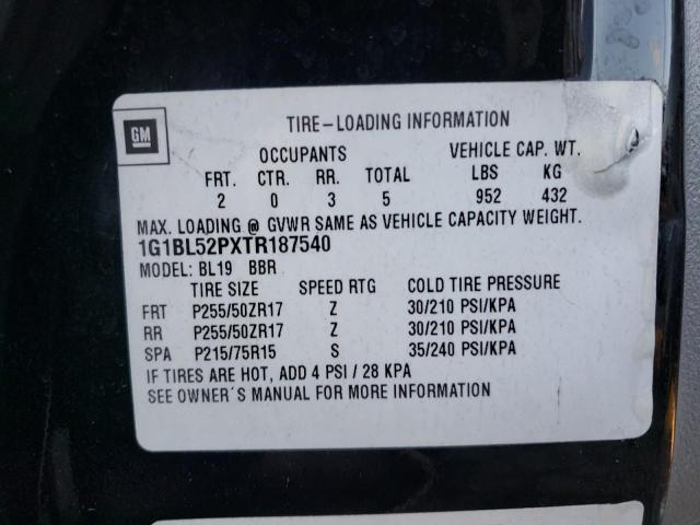 Photo 10 from auction – 1996 CHEVROLET CAPRICE / with VIN 1G1BL52PXTR187540