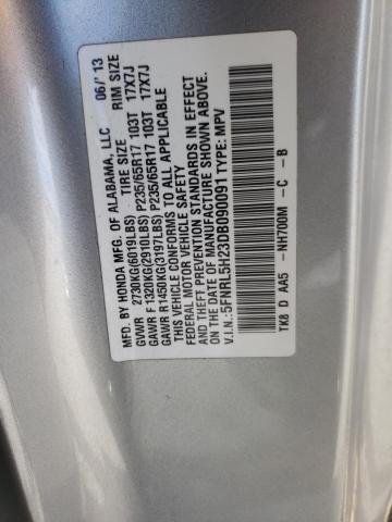 Photo 10 from auction – 2013 HONDA ODYSSEY LX with VIN 5FNRL5H23DB090091