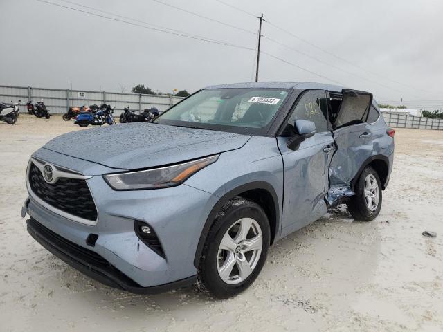 Photo 2 from auction – 2022 TOYOTA HIGHLANDER with VIN 5TDZZRAHXNS125064