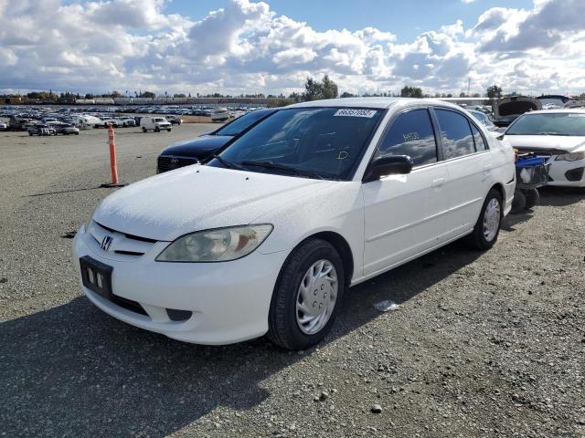 Photo 2 from auction – 2004 HONDA CIVIC LX with VIN 2HGES16554H519167
