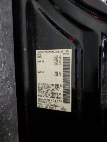 Photo 10 from auction – 2016 NISSAN MAXIMA 3.5 with VIN 1N4AA6AP3GC401377