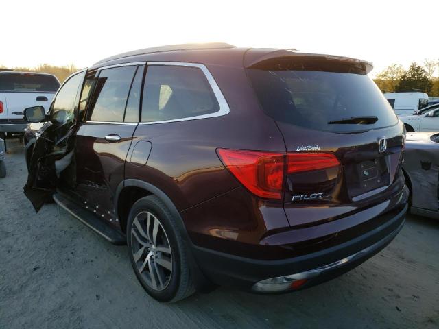 Photo 3 from auction – 2017 HONDA PILOT TOUR with VIN 5FNYF5H95HB002826
